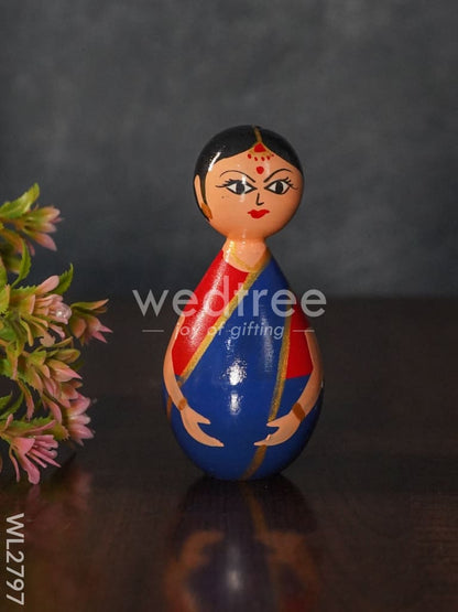 Pandit Couple - Channapatna Toy - WL2797