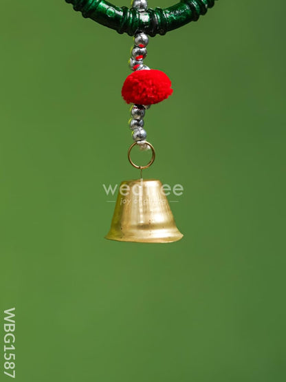 Parrot Thoran with Bells - Set of 2 - WBG1587