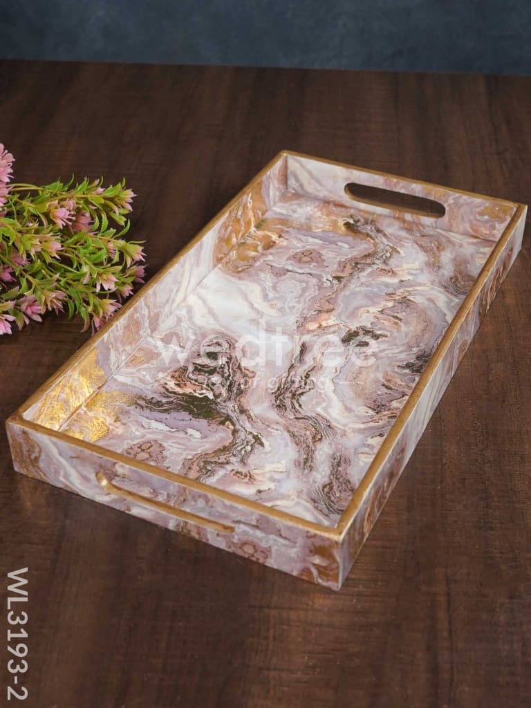Pastel Pink Serving Tray - WL3193
