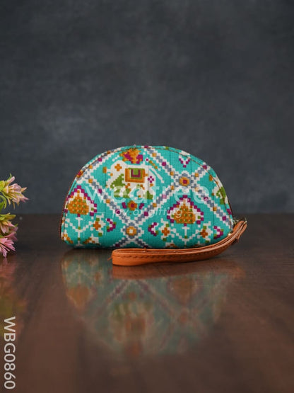 Patola Printed Fabric Clutch - WBG0860