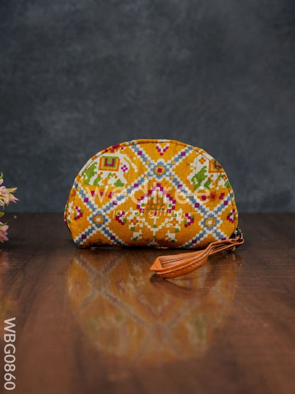 Patola Printed Fabric Clutch - WBG0860