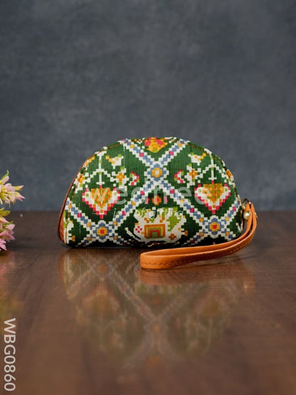 Patola Printed Fabric Clutch - WBG0860