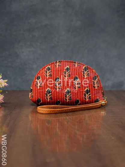 Patola Printed Fabric Clutch - WBG0860