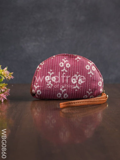 Patola Printed Fabric Clutch - WBG0860