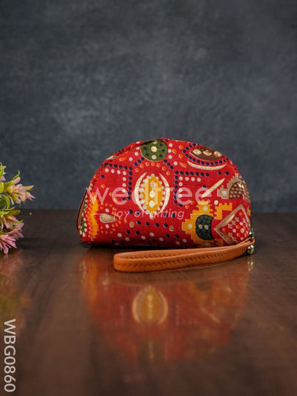 Patola Printed Fabric Clutch - WBG0860