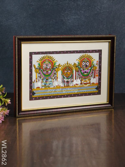 Pattachitra Painting Lord Jagannath Darbar - 10 x 7 - WL2862