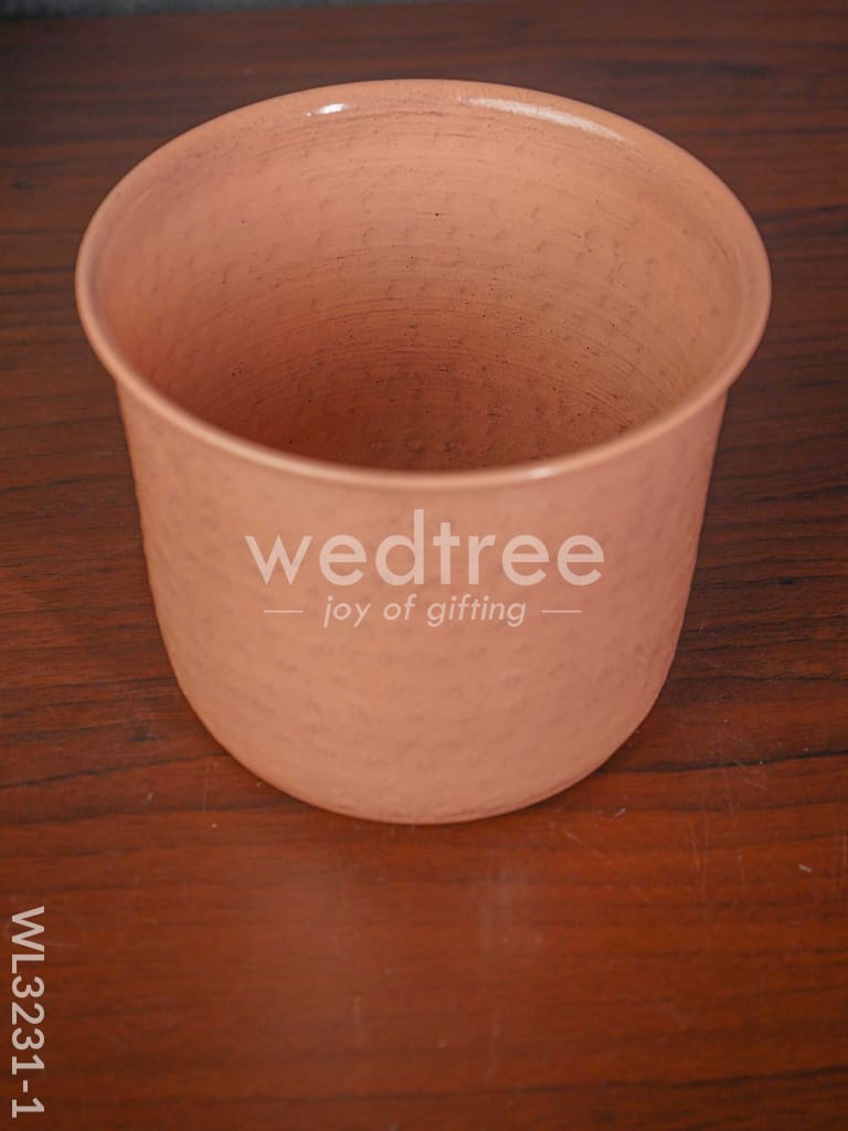 Peach Planter Pot & Stand - WL3231