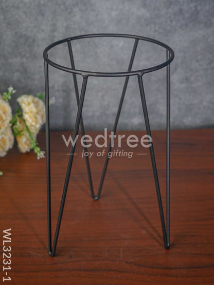 Peach Planter Pot & Stand - WL3231