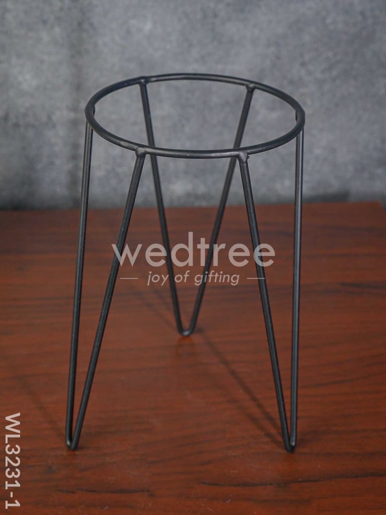 Peach Planter Pot & Stand - WL3231