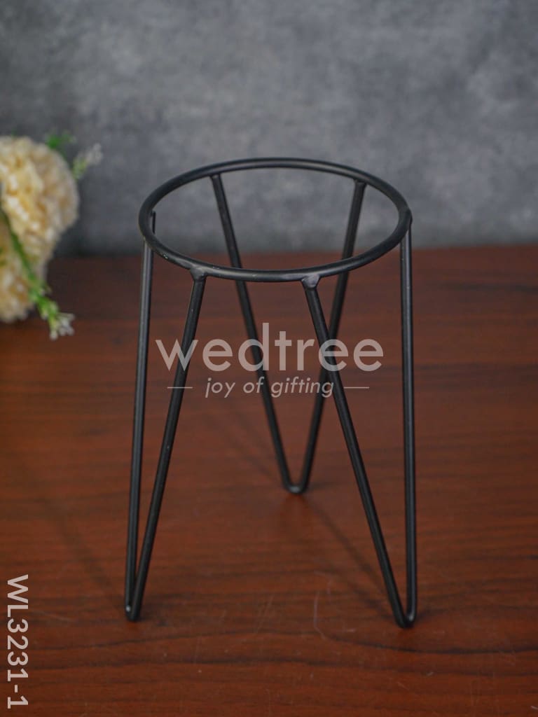 Peach Planter Pot & Stand - WL3231