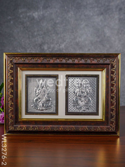 Photoframe Silver Plated - Lakshmi Ganesha - WL3276-2