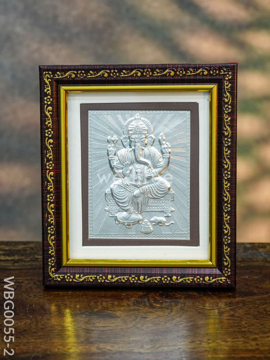 Photoframe Silver Plated - Medium - Ganesha - WBG0055-2