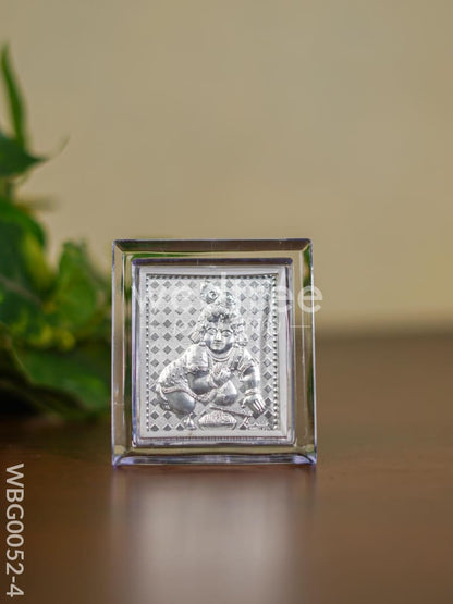 Photoframe with stand Silver Plated - Small - Krishna - WBG0052-4