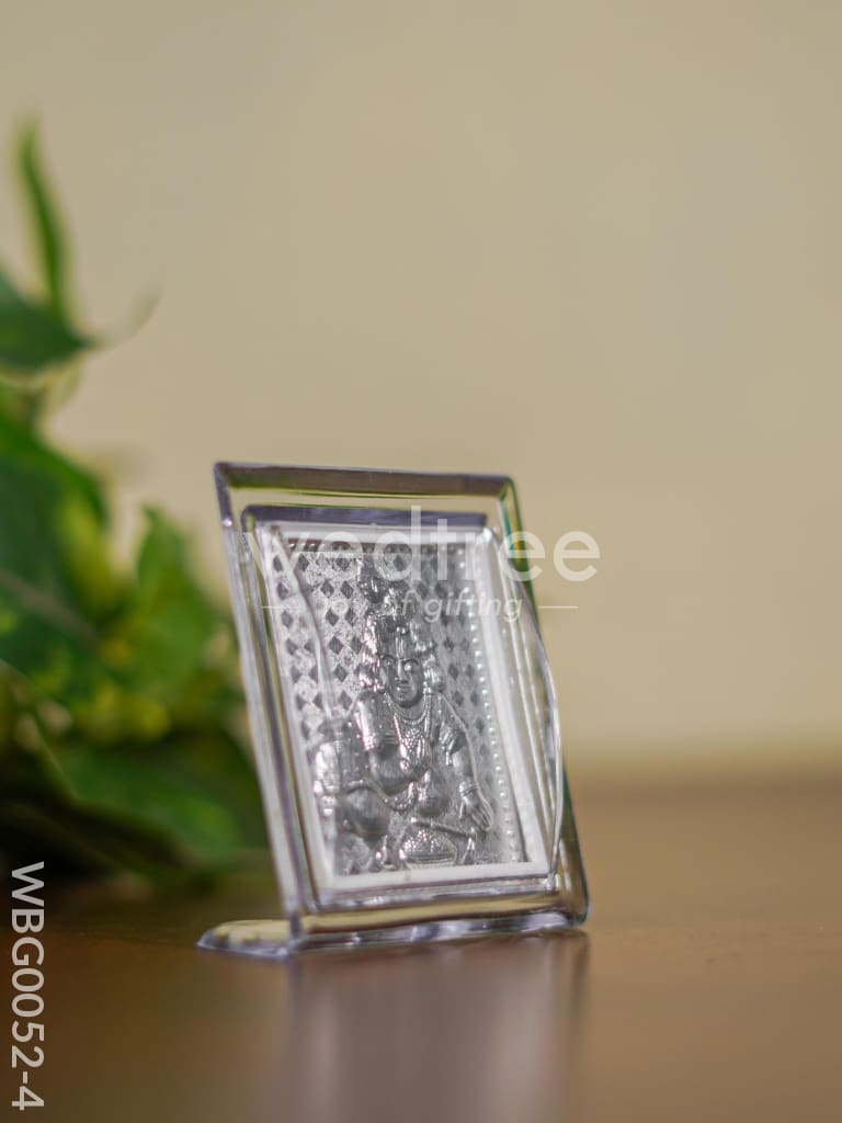 Photoframe with stand Silver Plated - Small - Krishna - WBG0052-4