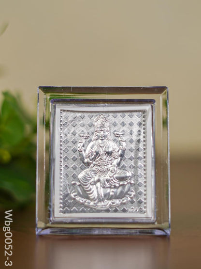 Photoframe with stand Silver Plated - Small - Lakshmi - WBG0052-3