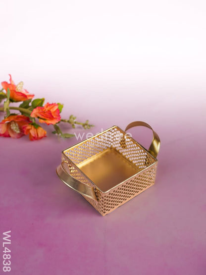 Pichwai Dryfruit Jar with Tray - WL4838