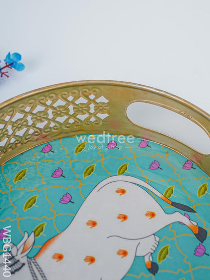 Pichwai Printed Tray - WBG1440