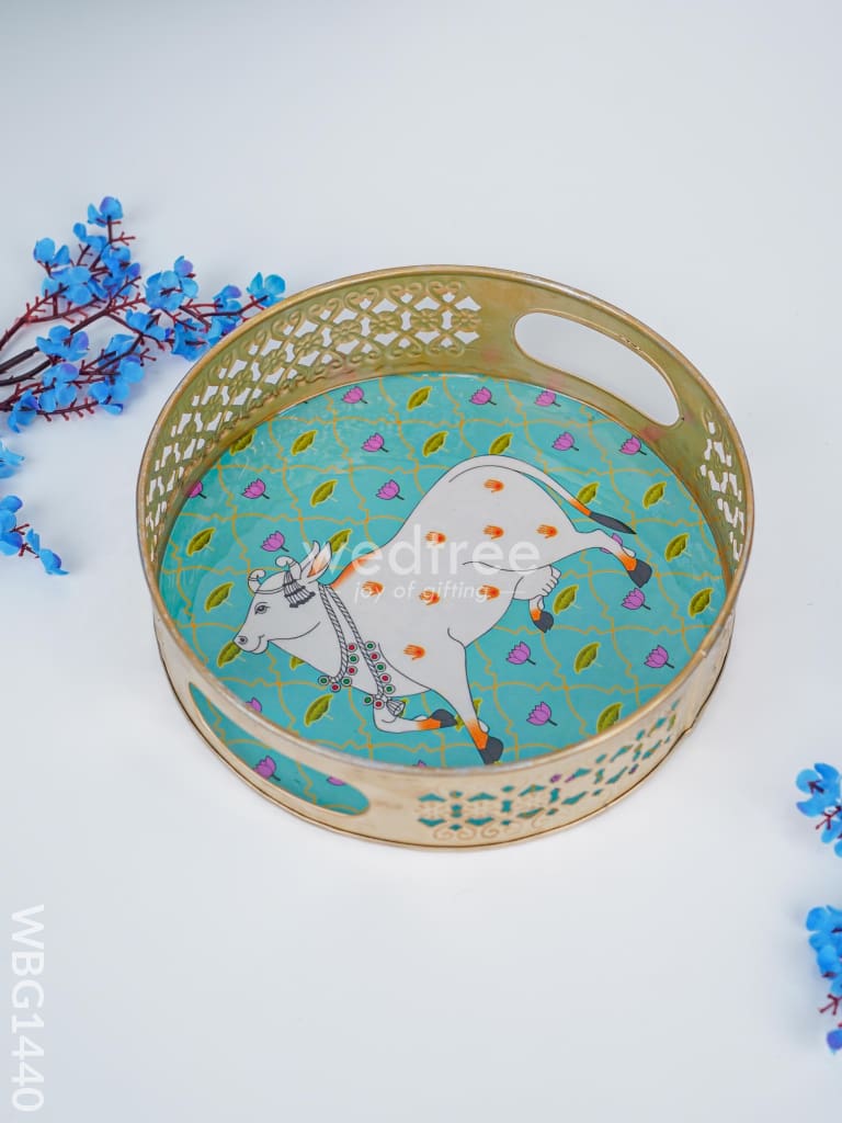 Pichwai Printed Tray - WBG1440
