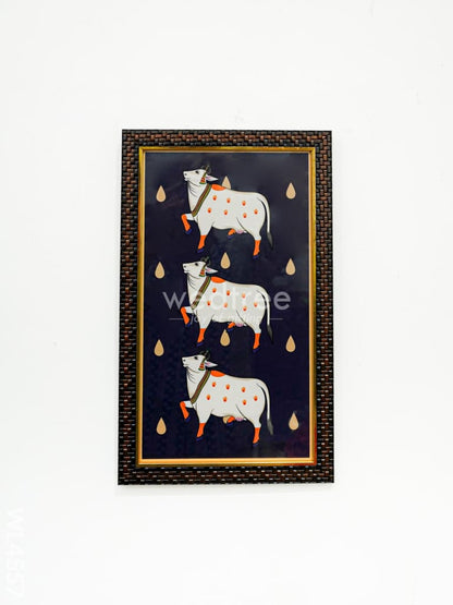 Pichwai Printed Wall Hanging Frames - 17x10 inch - Set of 2 - WL4557