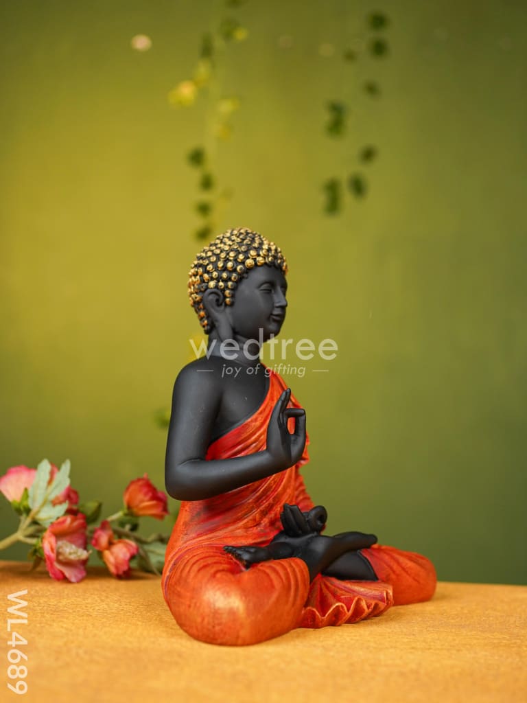 Polyresin Buddha Idol - 10 inch - WL4689