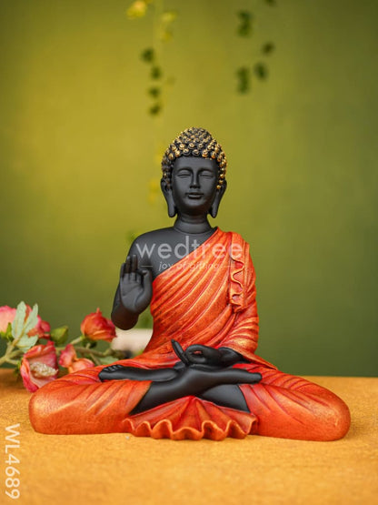 Polyresin Buddha Idol - 10 inch - WL4689