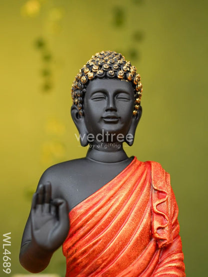 Polyresin Buddha Idol - 10 inch - WL4689