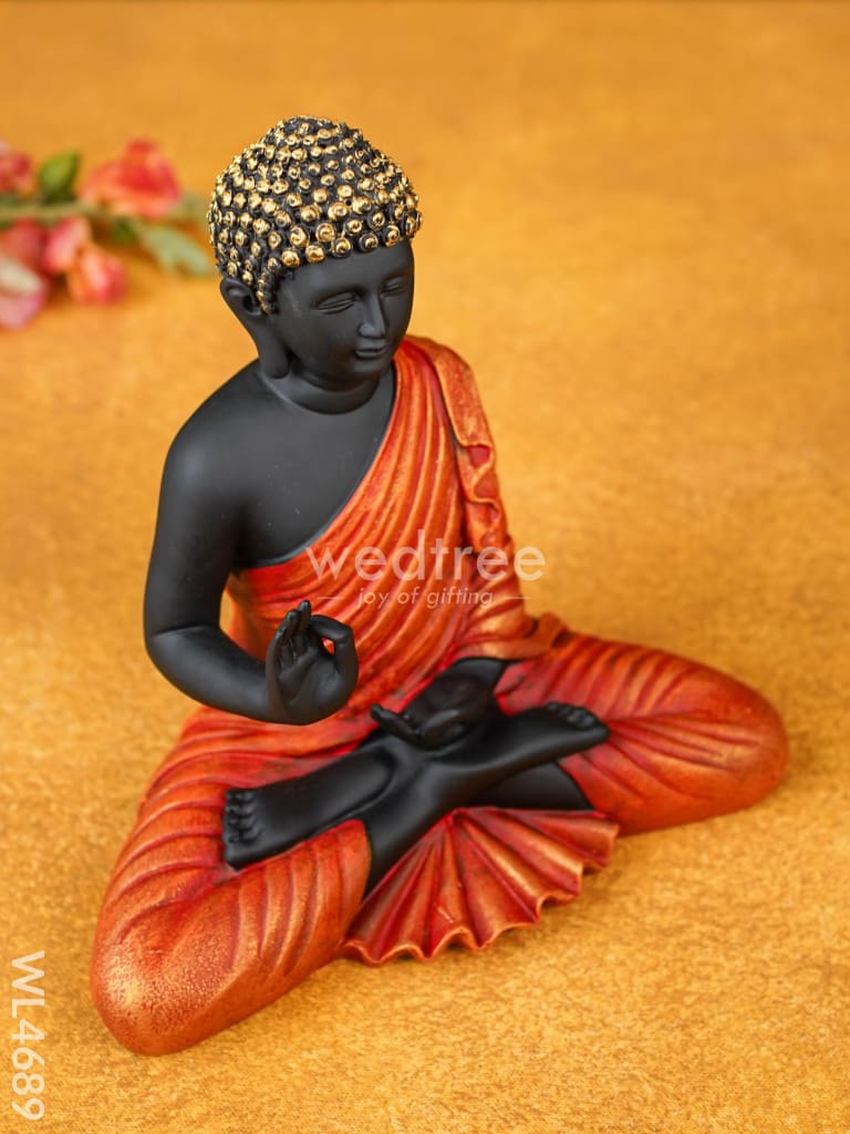Polyresin Buddha Idol - 10 inch - WL4689