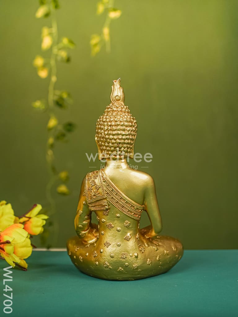 Polyresin Buddha Idol - 7 inch - WL4700