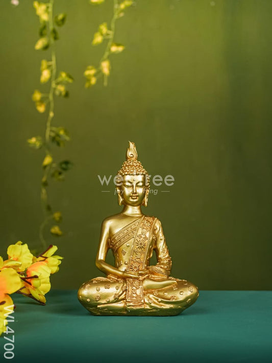 Polyresin Buddha Idol - 7 inch - WL4700