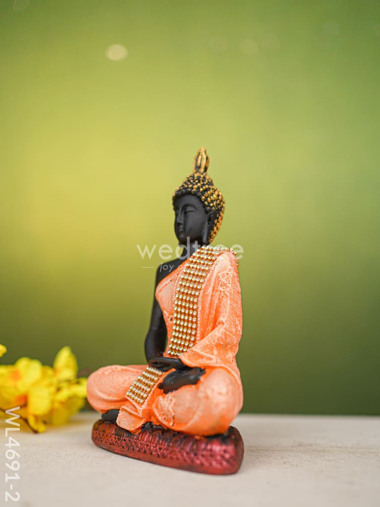 Polyresin Buddha Idol - 8 inch - WL4691-2