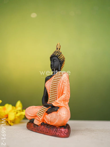 Polyresin Buddha Idol - 8 inch - WL4691-2