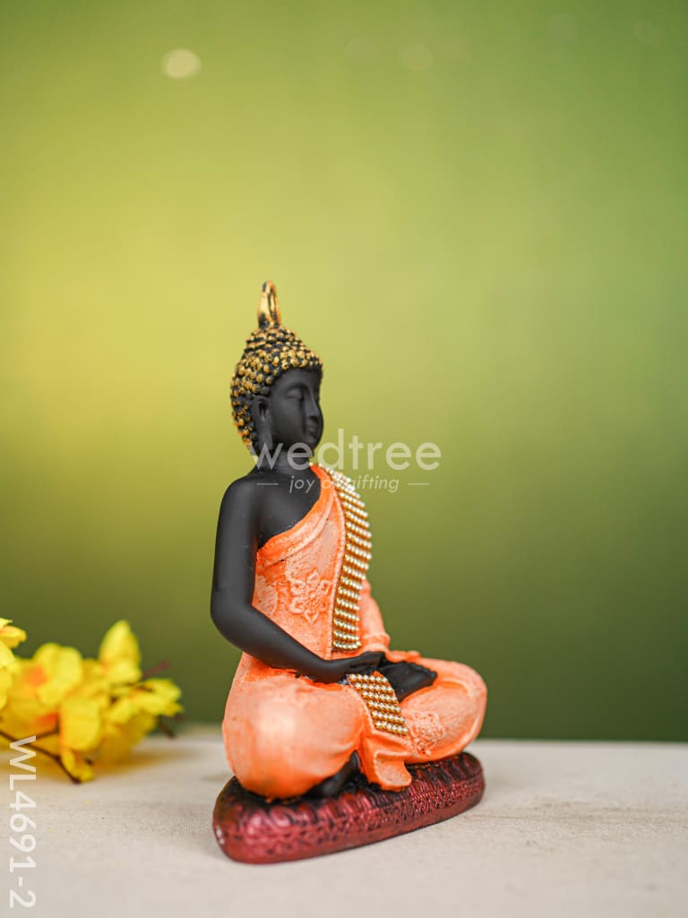 Polyresin Buddha Idol - 8 inch - WL4691-2