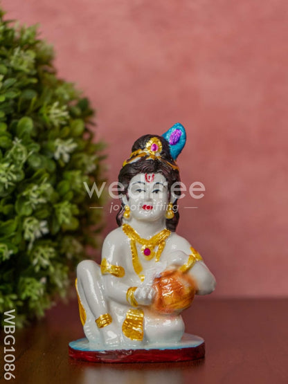 Polyresin Butter Krishna Idol - WBG1086