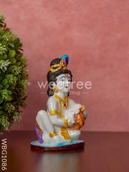 Polyresin Butter Krishna Idol - WBG1086
