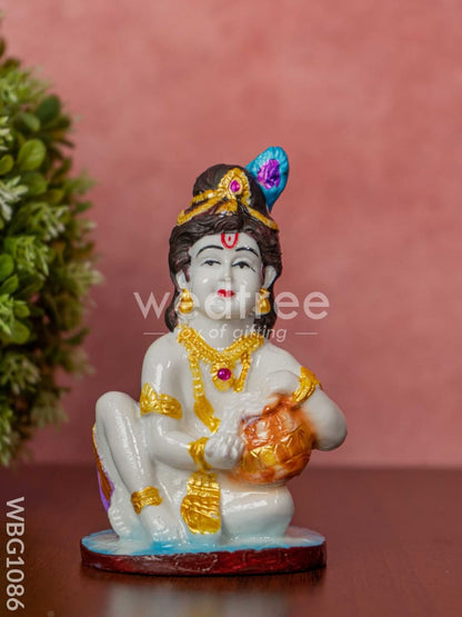 Polyresin Butter Krishna Idol - WBG1086