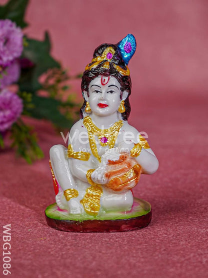 Polyresin Butter Krishna Idol - WBG1086