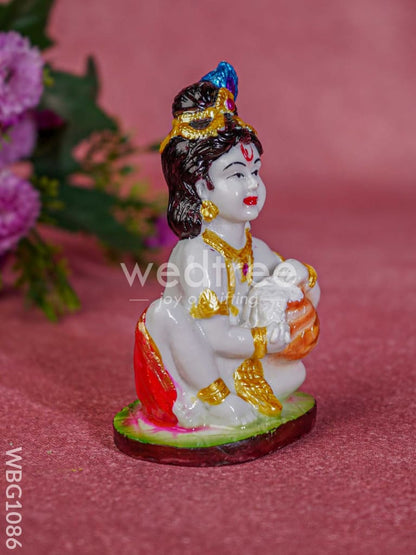 Polyresin Butter Krishna Idol - WBG1086