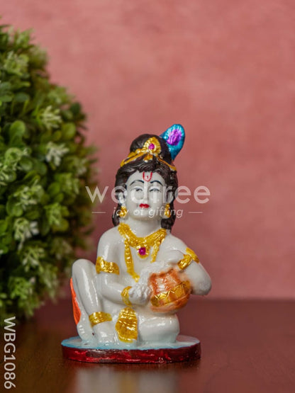 Polyresin Butter Krishna Idol - WBG1086