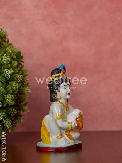 Polyresin Butter Krishna Idol - WBG1086