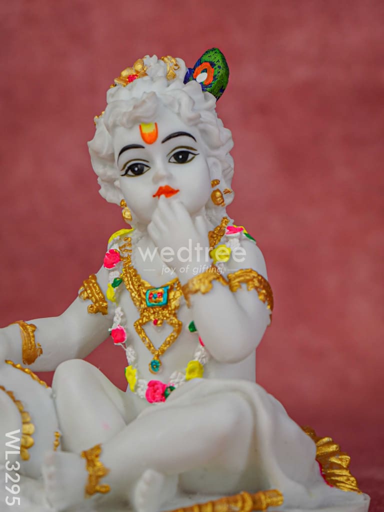 Polyresin Butter Krishna Idol - WL3295