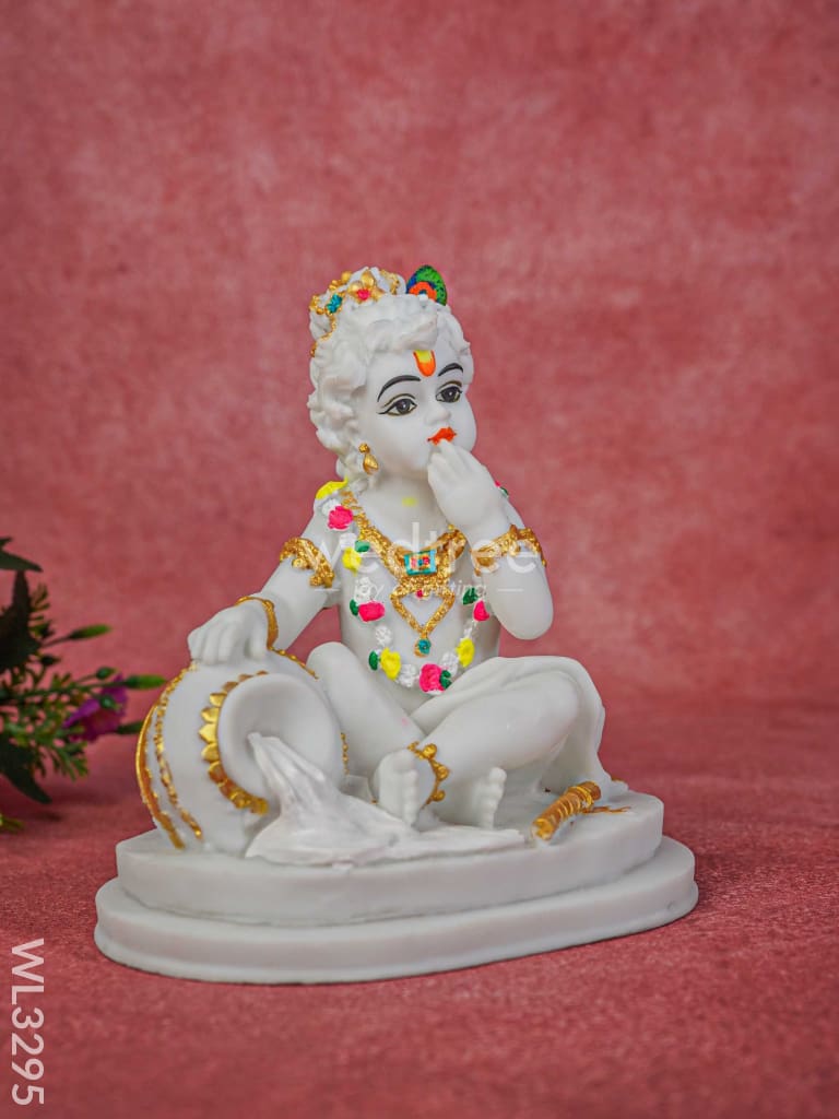 Polyresin Butter Krishna Idol - WL3295