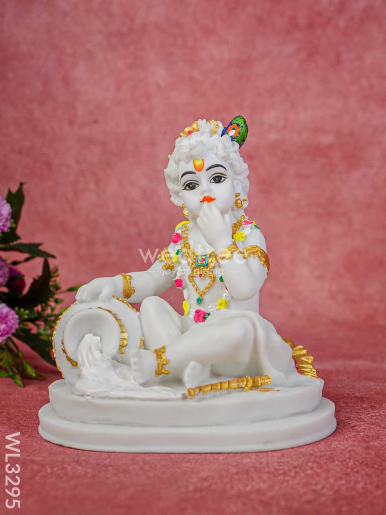 Polyresin Butter Krishna Idol - WL3295