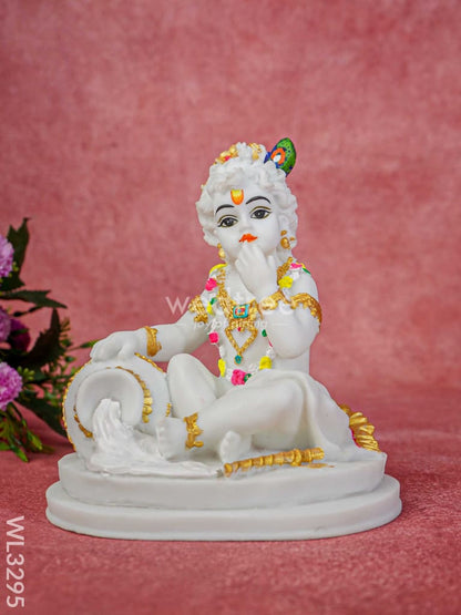Polyresin Butter Krishna Idol - WL3295