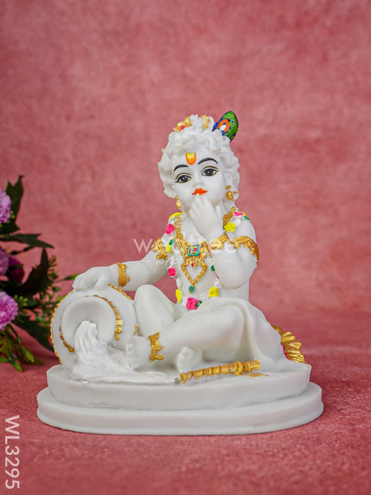 Polyresin Butter Krishna Idol - WL3295