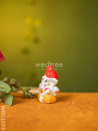 Polyresin Ganesha Idol - 2 inch - WBG1553