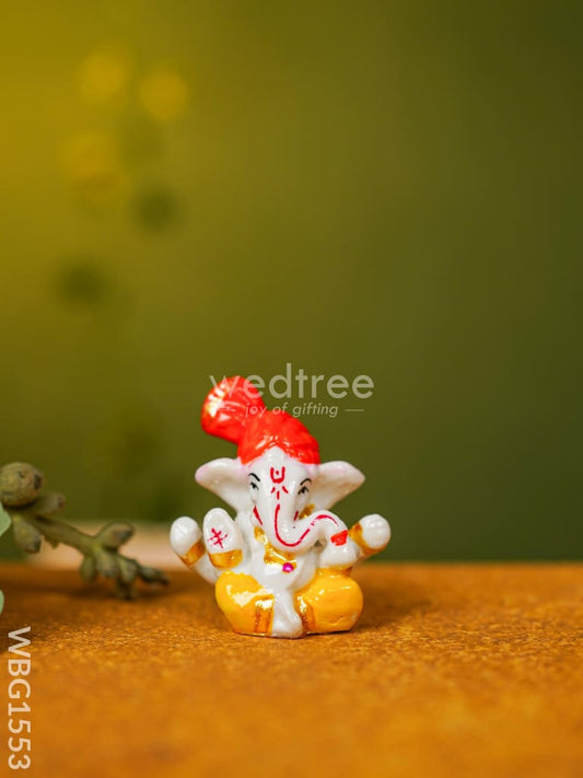 Polyresin Ganesha Idol - 2 inch - WBG1553