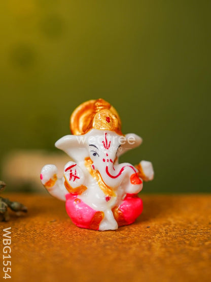 Polyresin Ganesha Idol - 2 inch - WBG1554