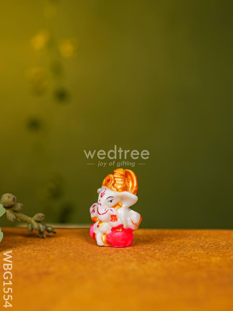 Polyresin Ganesha Idol - 2 inch - WBG1554