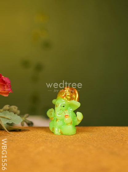 Polyresin Ganesha Idol - 2 inch - WBG1556
