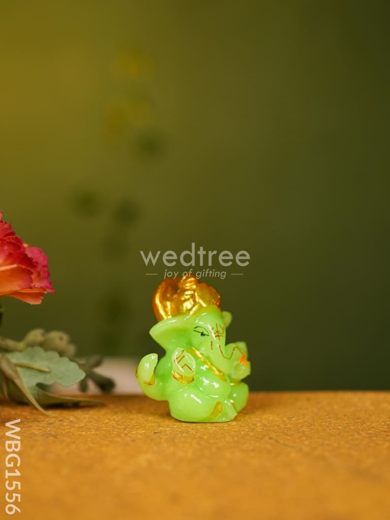 Polyresin Ganesha Idol - 2 inch - WBG1556